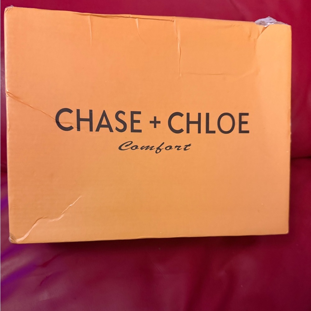Chase & Chloe Comfort Women's Kimmy Black Pump Buckle Faux Leather